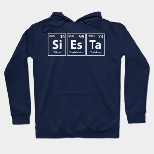 Siesta (Si-Es-Ta) Periodic Elements Spelling Hoodie